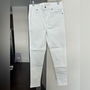Levi's Women's High Rise White Jeans